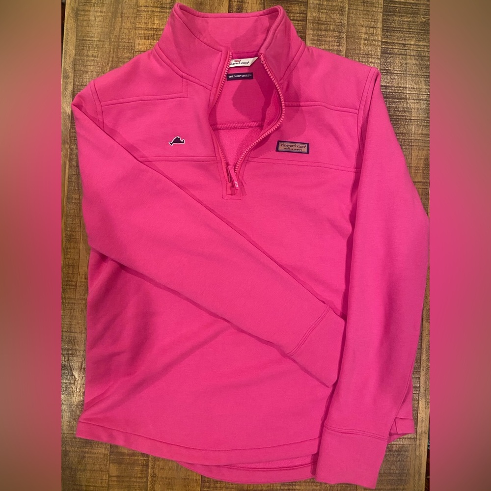 Vineyard Vines Relaxed Shep Shirt Quarter Zip Vineyard Exclusive